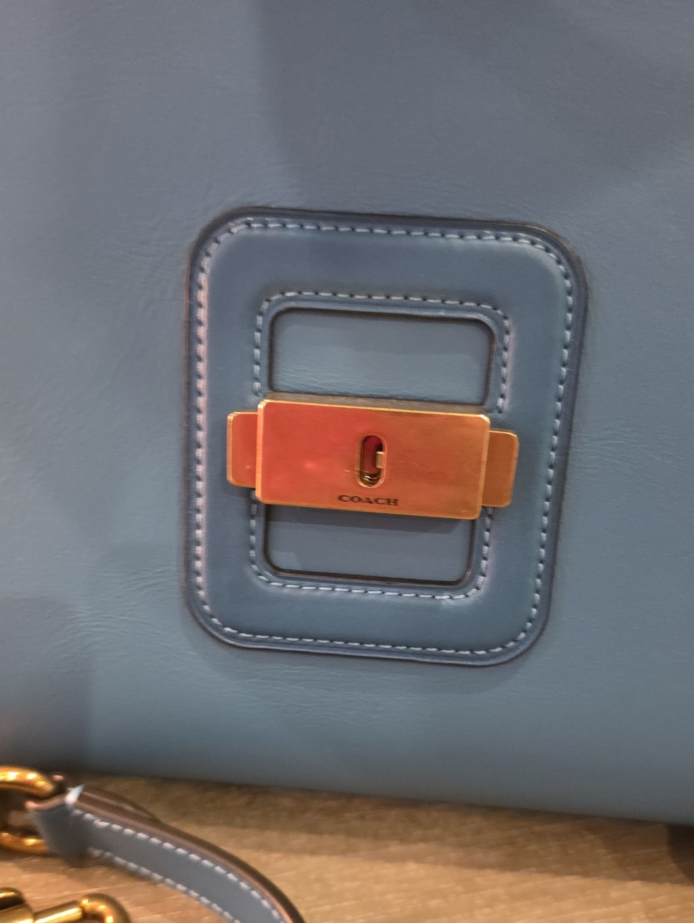 Coach 1941 Pacific Blue Courier NWT - Picture 7 of 15